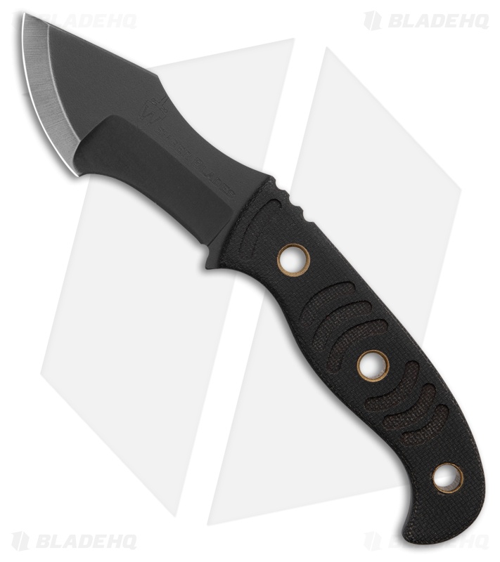 Wenger Blades Aphid Tracker Fixed Blade Knife Black Micarta (2.6" Black)