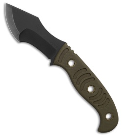 Wenger Blades Aphid Tracker Fixed Blade Knife OD Green G-10 (2.6" Black)