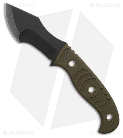 Wenger Blades Aphid Tracker Fixed Blade Knife OD Green G-10 (2.6" Black)
