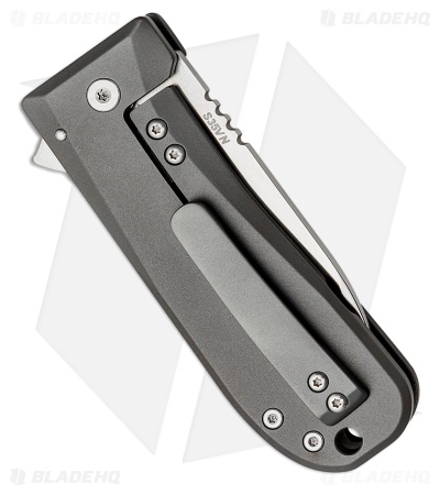 Wesn Goods Allman Frame Lock Knife Titanium (2.75" Satin S35VN)