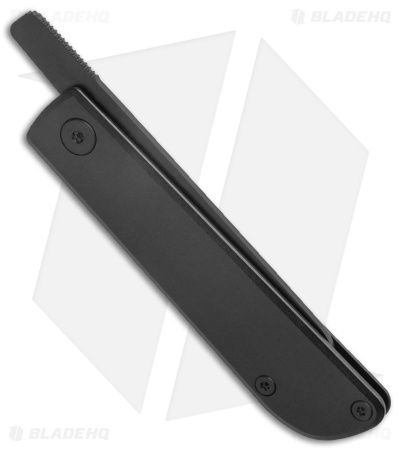 Wesn Goods Samla Friction Folder Knife Black Titanium (2.3" Black 12c27)