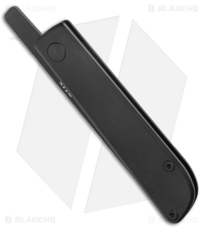 Wesn Goods Samla Friction Folder Knife Black Titanium (2.3" Black 12c27)
