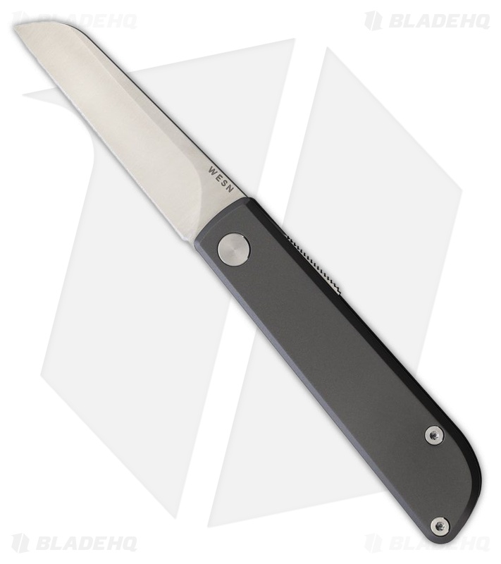 Wesn Goods Samla Friction Folder Knife Gray Titanium (2.45" Satin)