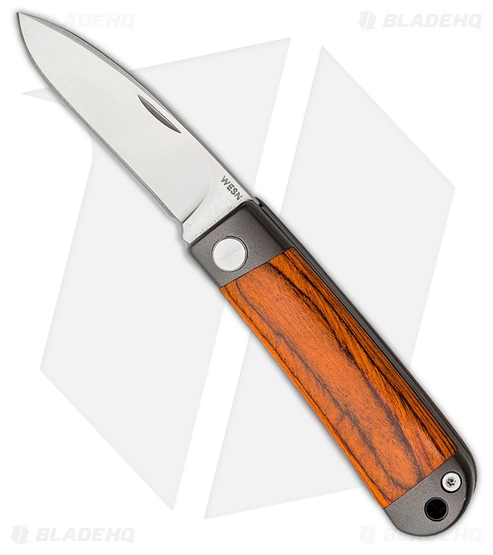 Wesn Goods The Henry Slip Joint Knife Cherry Wood (2.35" Satin)