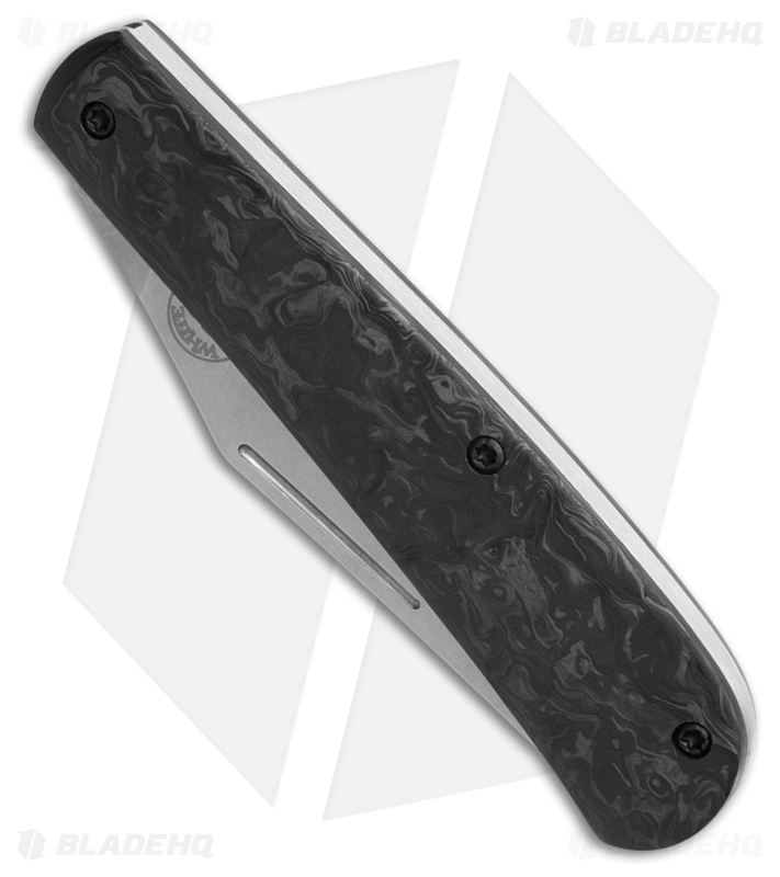White River Trailhead Trapper Black Carbon Fiber Burl (3.1"SW)