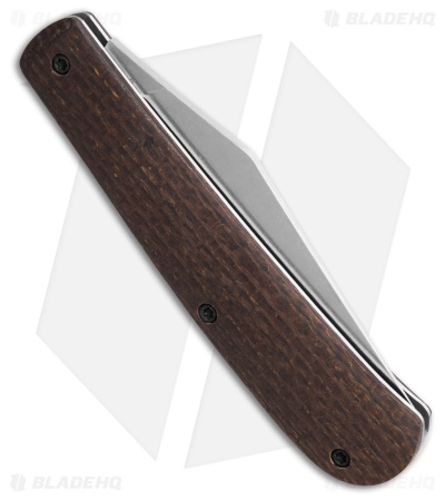 White River Trailhead Trapper Natural Burlap Micarta (3.1"SW)
