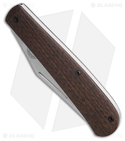 White River Trailhead Trapper Natural Burlap Micarta (3.1"SW)