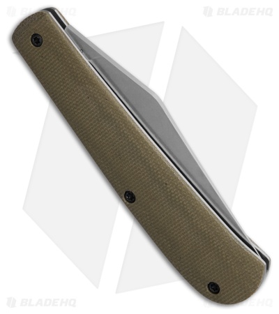 White River Trailhead Trapper Olive Drab Micarta (3.1"SW)