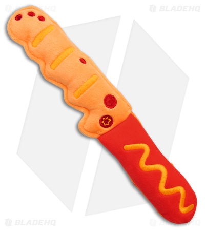 Wiener Warrior Plush Knife Toy