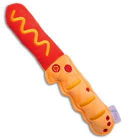 Wiener Warrior Plush Knife Toy