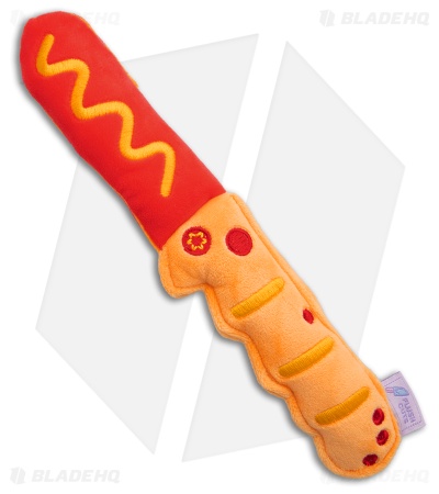 Wiener Warrior Plush Knife Toy