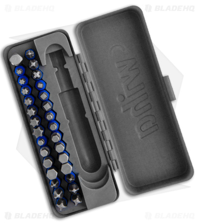 Wiha Tools GoBox Rachet & Impact Bit Set Terminator Blue - 32 Piece 