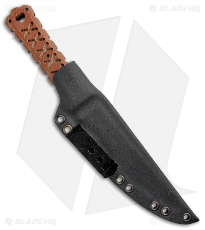Williams Blade Design Hira Zukuri HZT 003 Tanto Fixed Blade Micarta (6.3" Black)