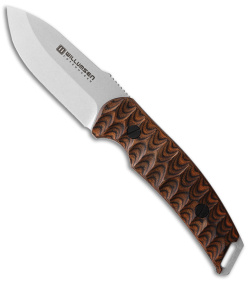 Willumsen Copenhagen Birddog Fixed Blade Knife Brown/Black G-10 (3.5" SW)