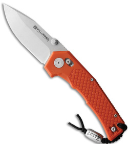 Willumsen Copenhagen Zero7 Cross Bar Knife Orange GFN (3.5" Stonewash)