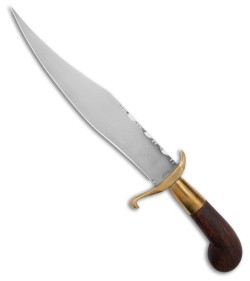 Windlass Trailing Point Mexican Bowie Knife Brown Wood (11.25" Satin)