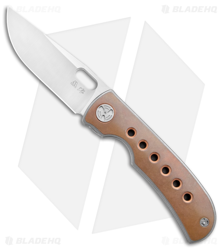 WingManEDC MTNT Mach 3 Frame Lock Knife Ti/Copper (3" Satin)