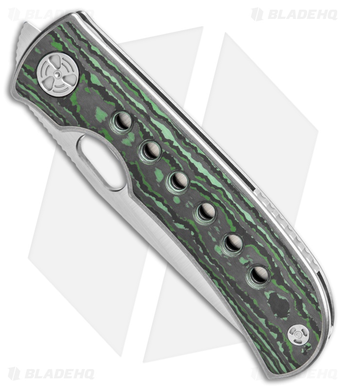WingManEDC MTNT Mach 3 | Frame Lock Knife | Ti/Green - Blade HQ
