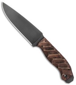 Winkler Knives Drop Point Crusher Fixed Blade Sculpted Maple (5.25" Caswell)