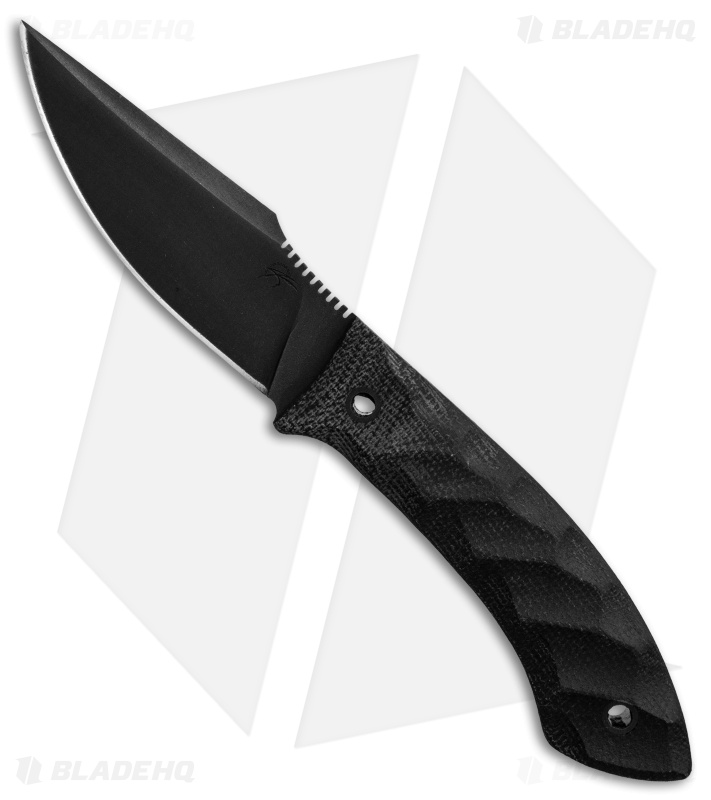 Winkler Knives Everycarry Fixed Blade Knife Black Micarta (3.25" Black)