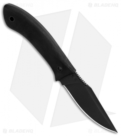 Winkler Knives Everycarry Fixed Blade Knife Black Rubber (3.25" Black)