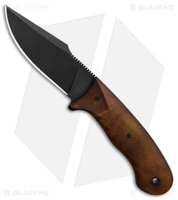 Winkler Knives Jaeger Fixed Blade Knife Maple (3.75" Black)