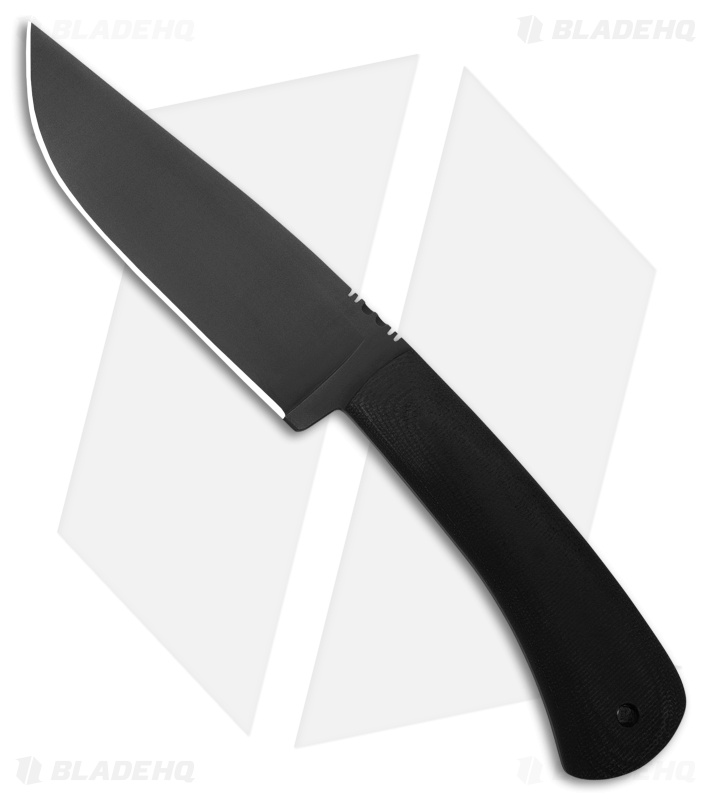 Winkler Knives Highland Hunter Fixed Blade Black Canvas Laminate (4.75" Caswell)