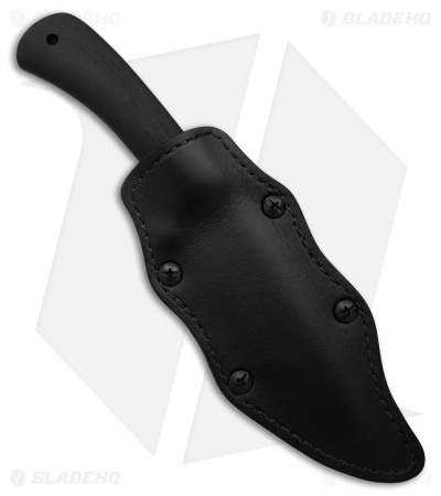 Winkler Knives Highland Hunter Fixed Blade Black Canvas Laminate (4.75" Caswell)