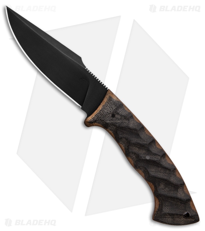 Winkler Knives Pathfinder Fixed Blade Knife WASP Micarta (4.75" Black)
