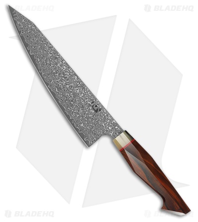 Xin Cutlery XinCraft 9" Damascus Kiritsuke Chef's Knife Buffalo Horn/Rosewood