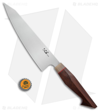 Xin Cutlery Multangular 9" Kitchen Knife Satin Rosewood/Buffalo Horn Satin