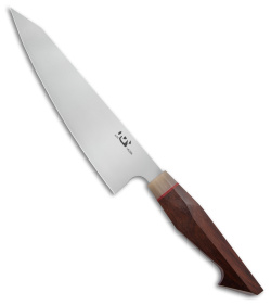 Xin Cutlery Multangular 9" Kitchen Knife Satin Rosewood/Buffalo Horn Satin