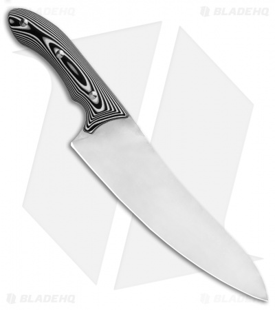 Xin Cutlery XinCross 8" Tactical Chef Knife Black/White G-10 (Satin)