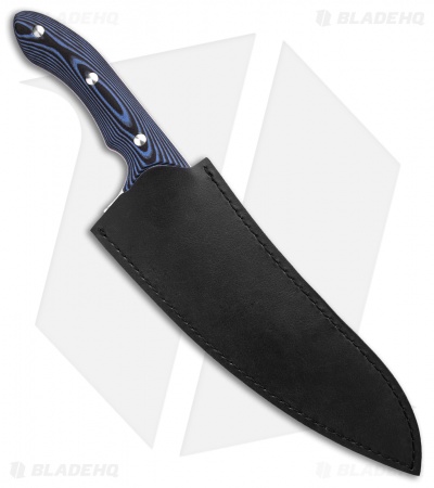 Xin Cutlery XinCross 8" Tactical Chef Knife Black/Blue G-10 (Stonewash)