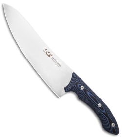 Xin Cutlery XinCross 8" Tactical Chef Knife Black/Blue G-10 (Stonewash)