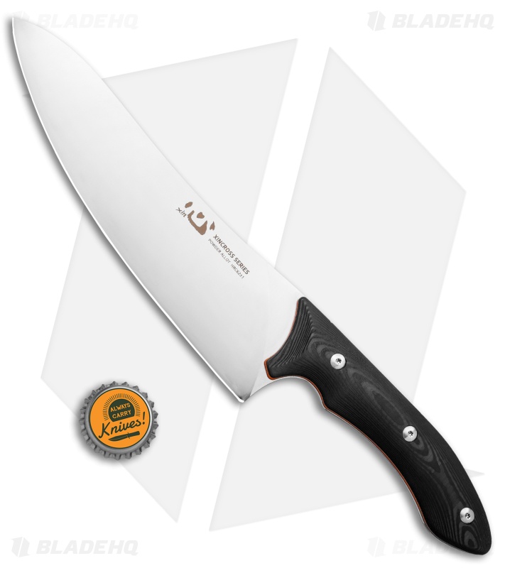 Xin Cutlery XinCross 8" Tactical Chef Knife Carbon Fiber (Satin)