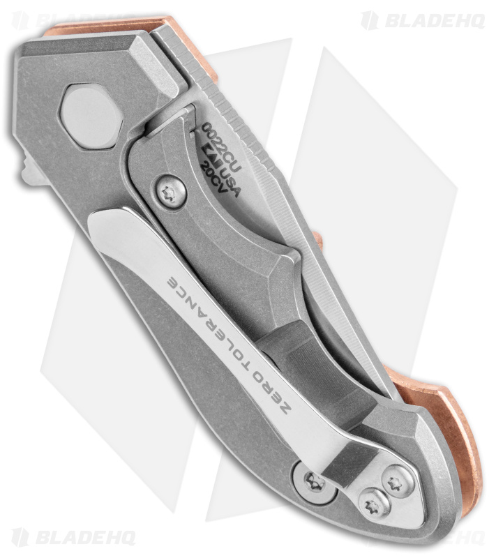 Zero Tolerance 0022CU Small Galyean Knife Copper - Blade HQ