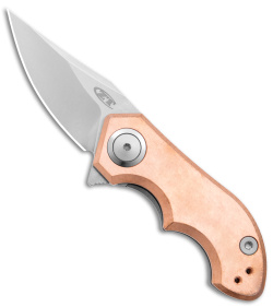 Zero Tolerance 0022CU Small Galyean Frame Lock Knife Copper (1.8" SW) ZT