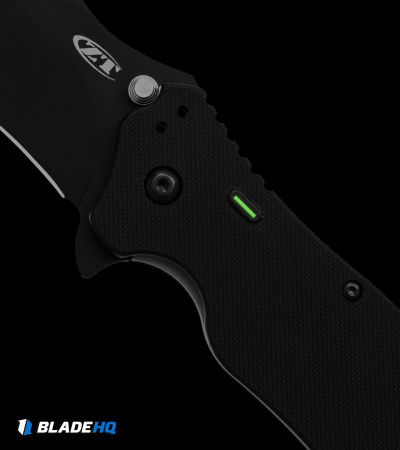 Zero Tolerance 0350 Assisted Opening Tritium Black G-10 (3.25" Black) *DISC*