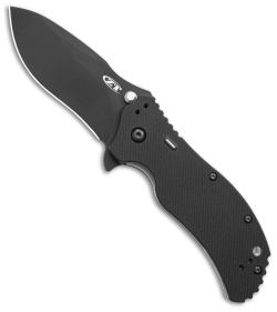 Zero Tolerance 0350 Assisted Opening Knife Tritium Black G-10 (3.25" Black)