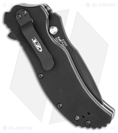 Zero Tolerance 0350 Assisted Opening Tritium Black G-10 (3.25" Black) *DISC*
