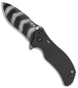 Zero Tolerance 0350TSTR Assisted Opening Knife Tritium (3.25" Tiger Stripe) ZT