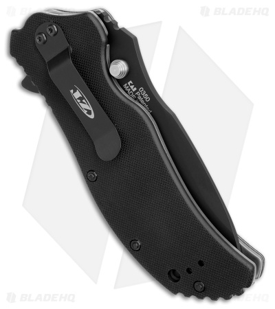 Zero Tolerance 0350 Assisted Opening Knife Black/Gray G-10 (3.25" Black)