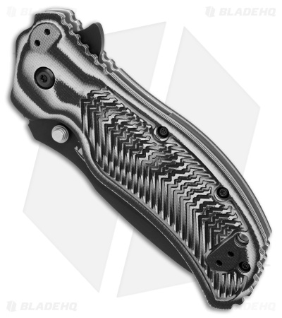 Zero Tolerance 0350 Assisted Black/Gray G-10 - Blade HQ