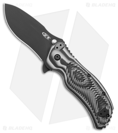 Zero Tolerance 0350 Assisted Opening Knife Black/Gray G-10 (3.25" Black)