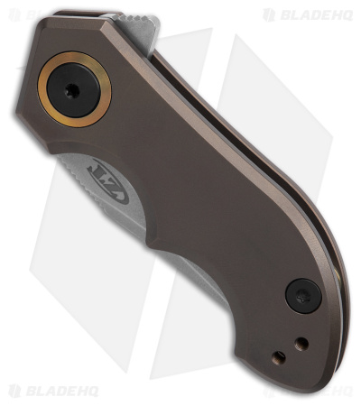 Zero Tolerance 0022 Small Galyean Bronze Titanium Frame Lock Knife (2.1"SW)