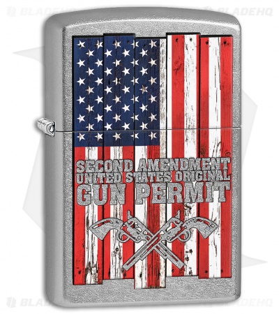 Zippo Second Amendment Designed Lighter 