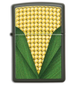 Zippo Huskxedo Corn Texture Print Green Matte Lighter