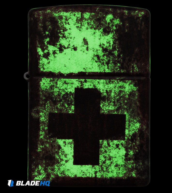 Zippo RAD-AID Med Kit Themed Glow-In-The-Dark Lighter