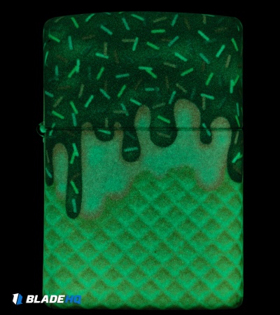 Zippo x Blade HQ Exclusive Glow in the Dark Ice Cream Cone Lighter 
